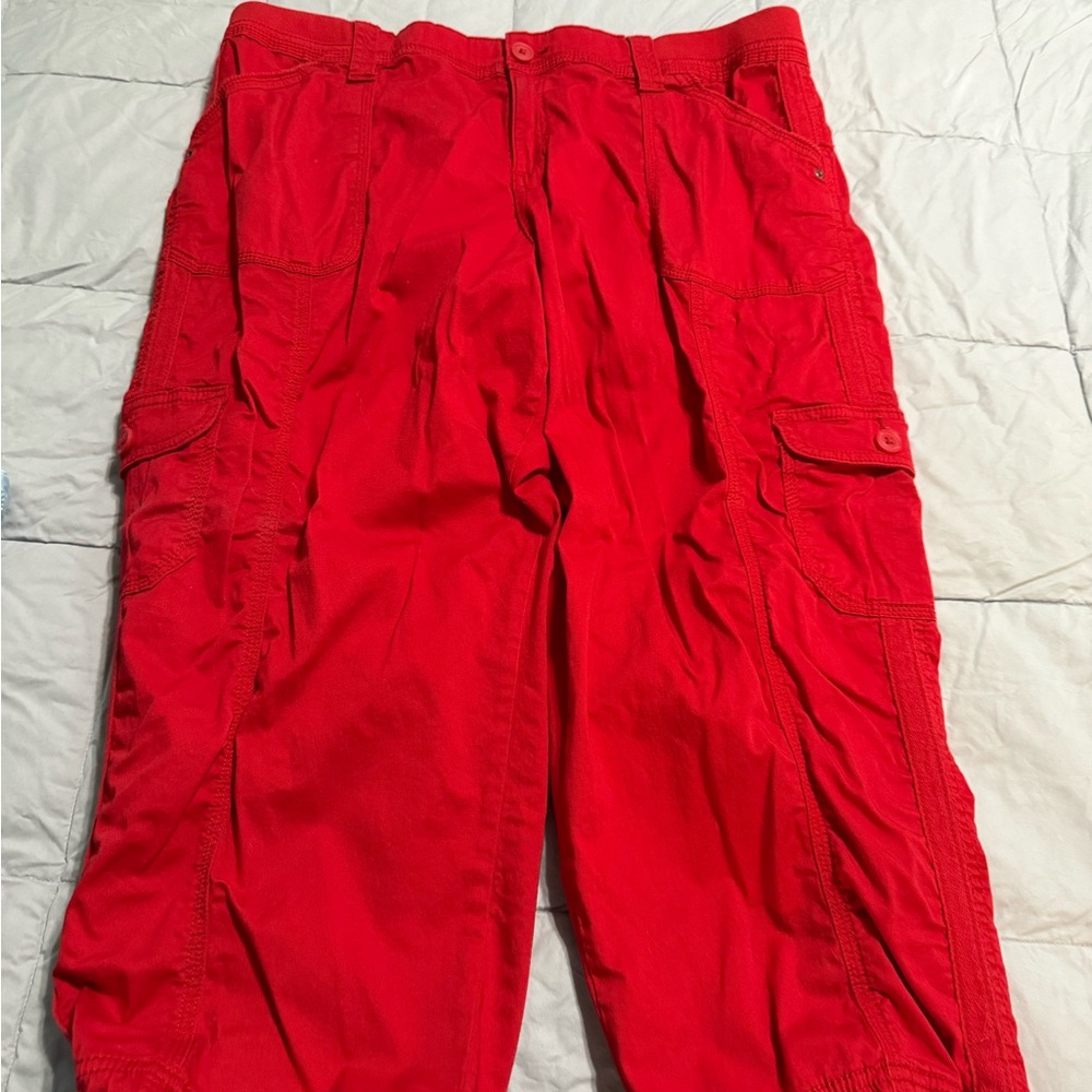 Style & Co cargo capris, NWOT only washed never worn , stretch waist